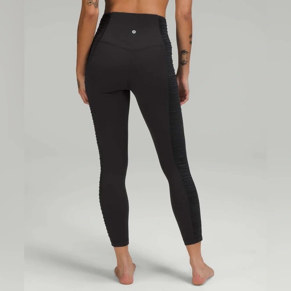 lululemon athletics align hr pant ruched cayenne High-Waisted Leggings Sz 8 NWT